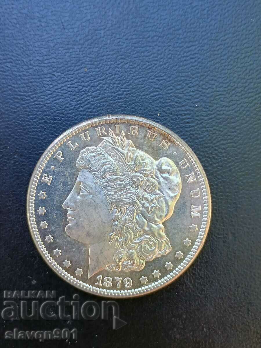 1 dolar 1879 dolar Morgan de argint SUA