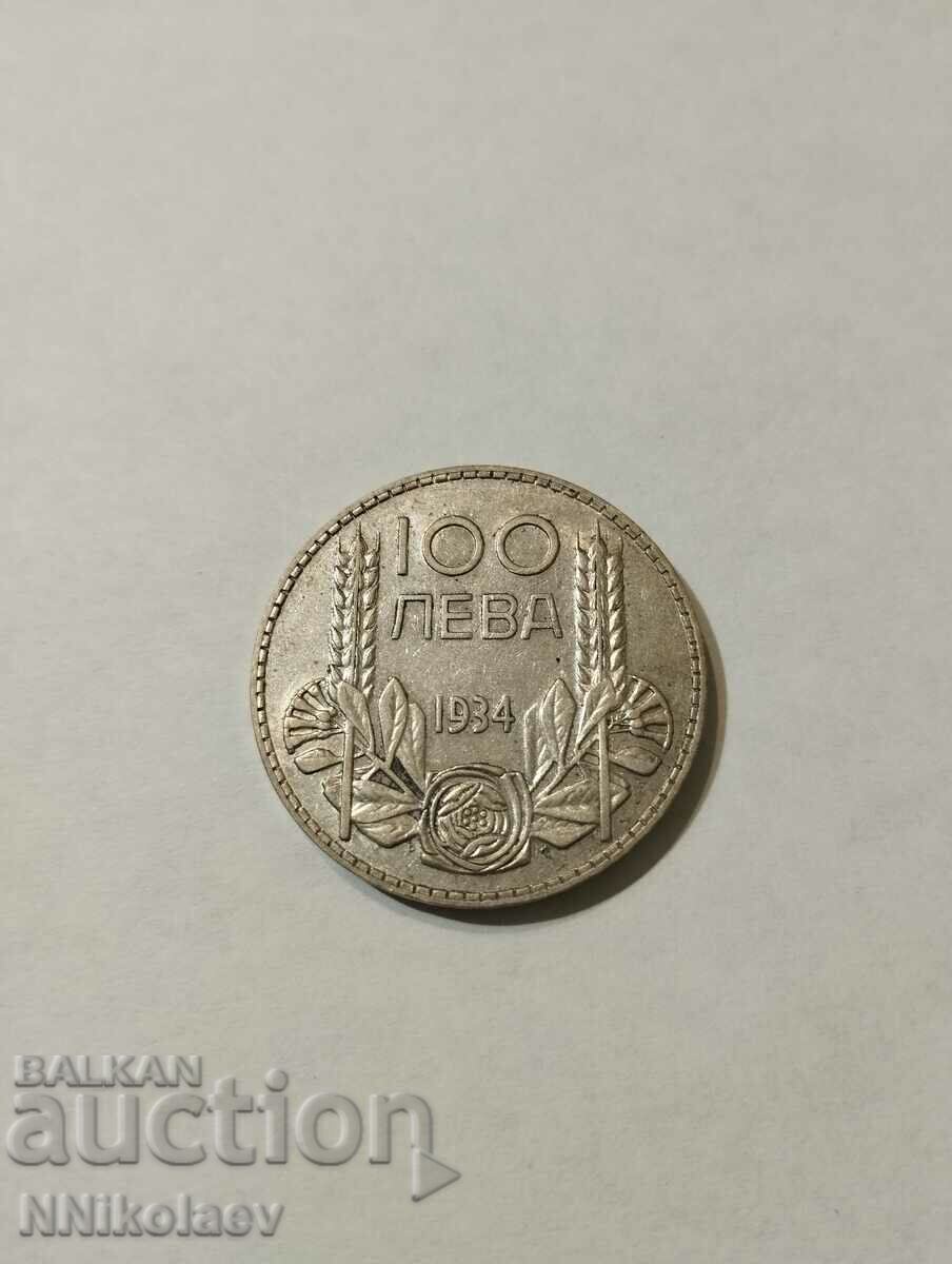 100 лева 1934г. България