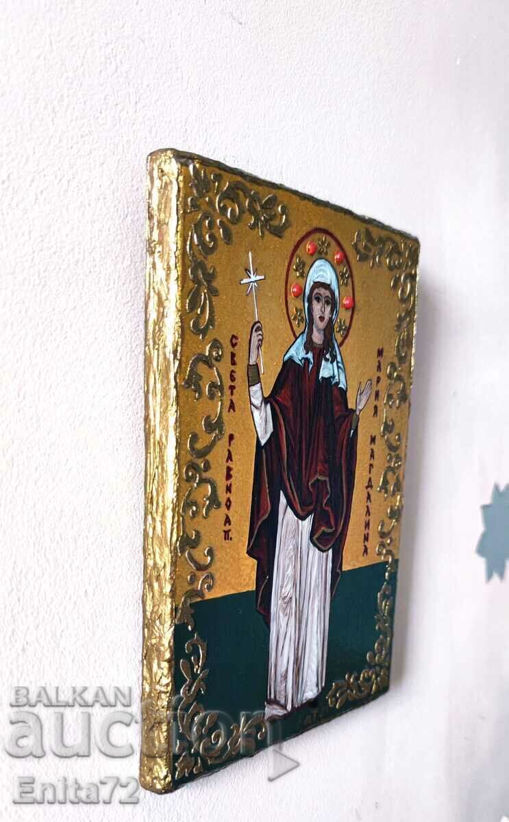 Icon of Mary Magdalene with price 70.00 BGN | € 35.79 Icon of Mary Magdalene with price 70.00 BGN | € 35.79