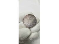 O monedă foarte rară din rubla imperială rusă de argint din 1802