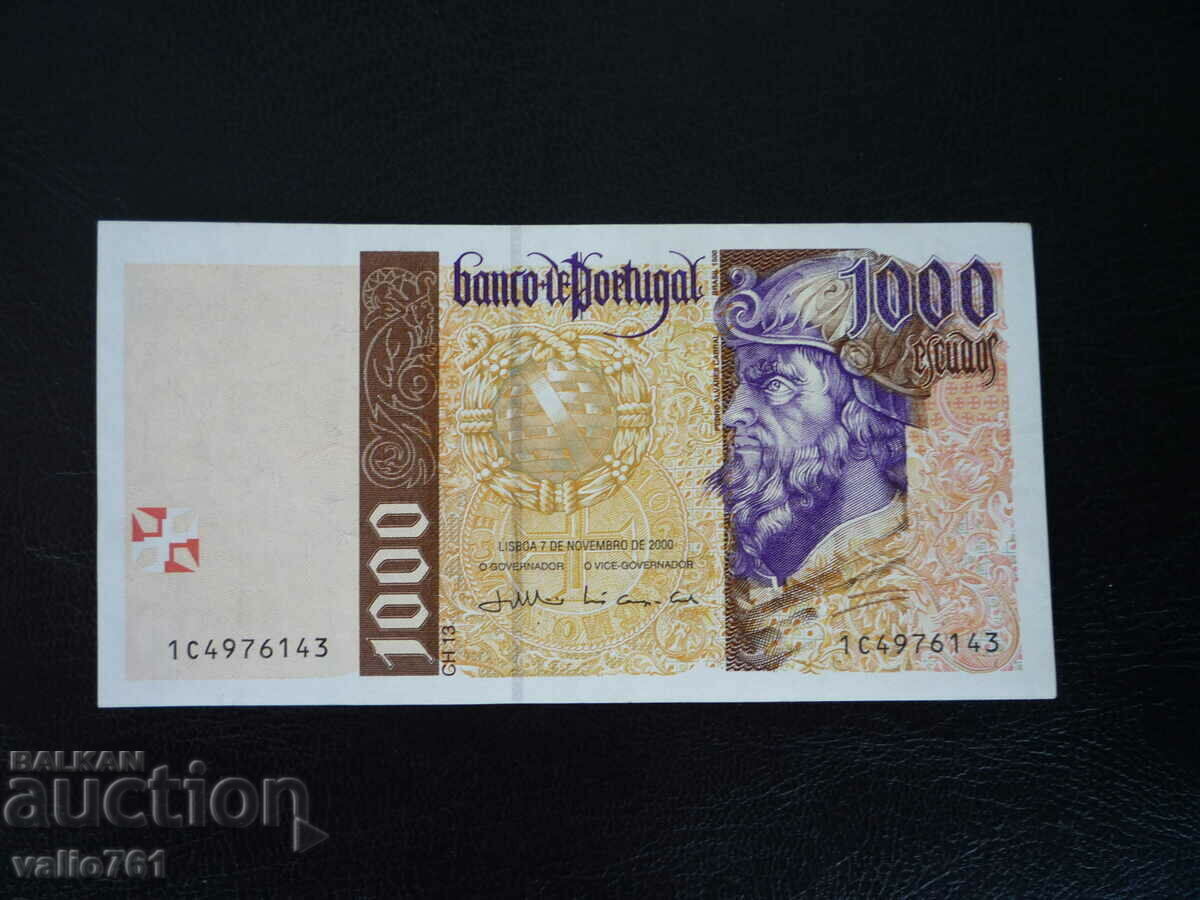 PORTUGAL 1000 ESCUDOS 2000 NEW UNC