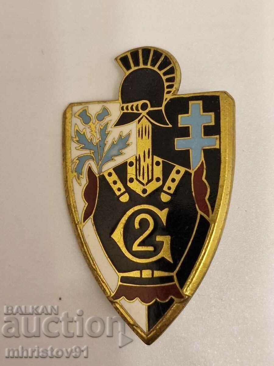 French Badge 2nd Engineer Regiment