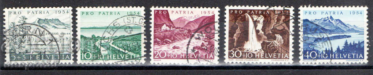 1954. Швейцария. Pro Patria - 100 г. от смъртта на П. Цвисиг