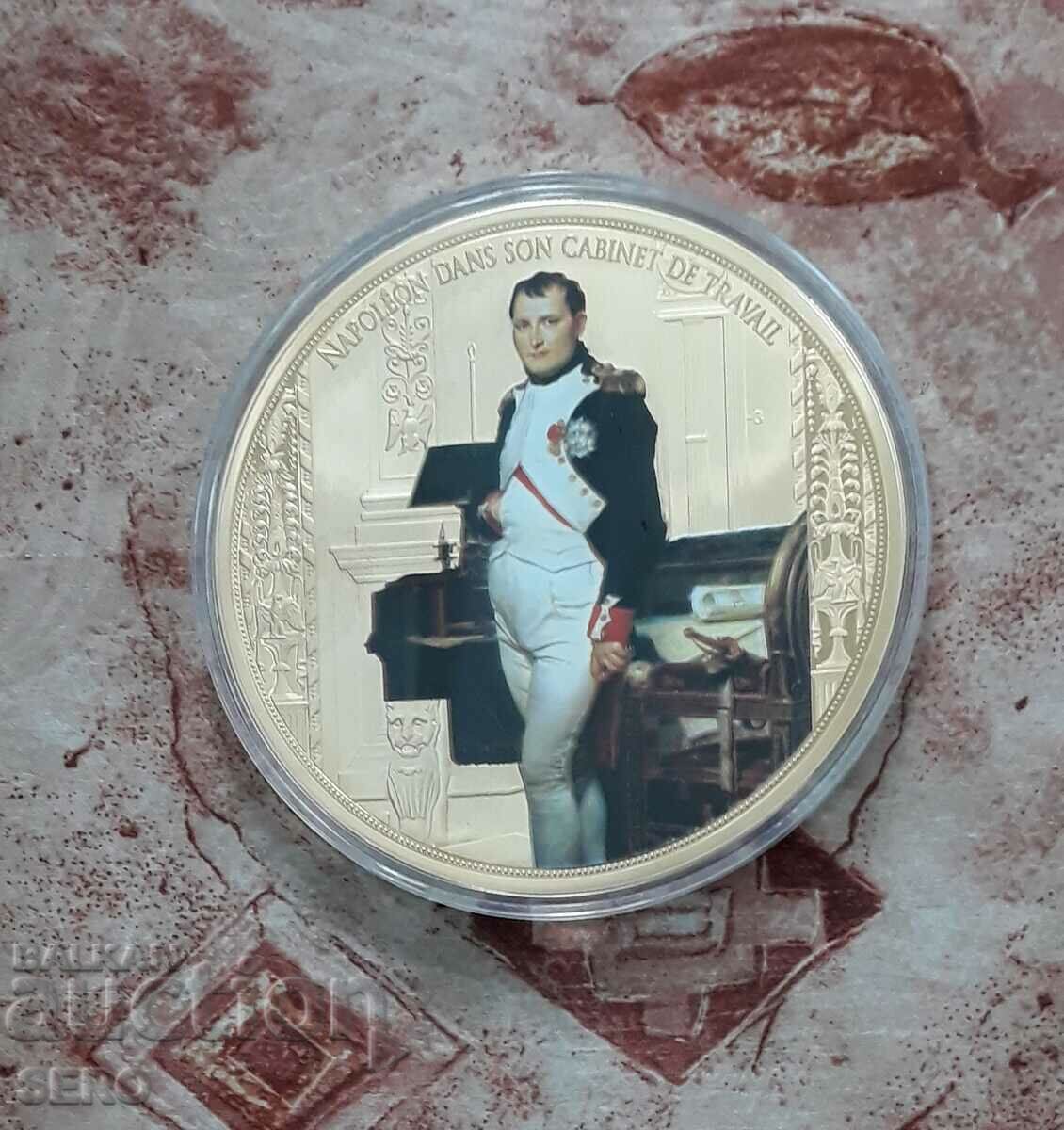 Franța - o medalie uriașă și foarte frumoasă a lui Napoleon I 2016
