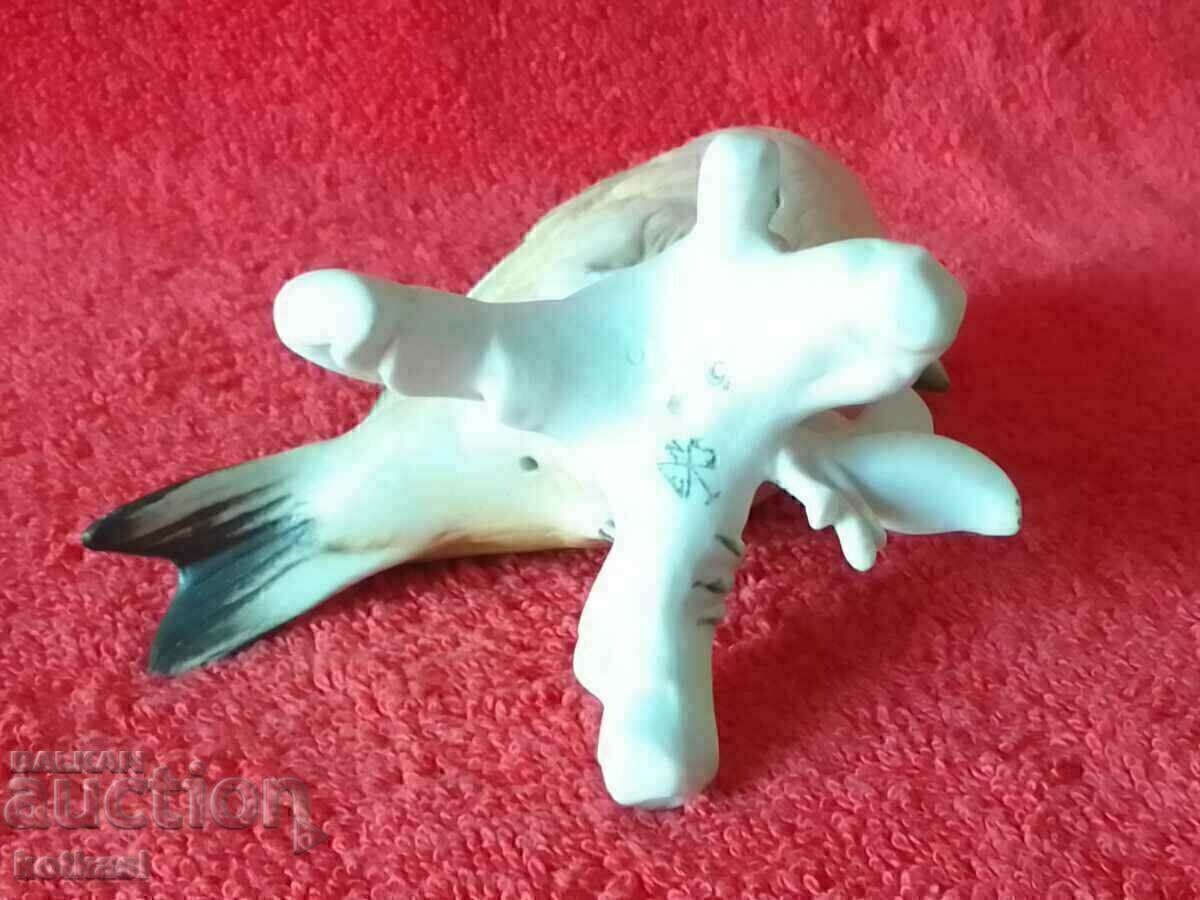 Old porcelain figure Germany Bird Sparrow Karl Ens - 7
