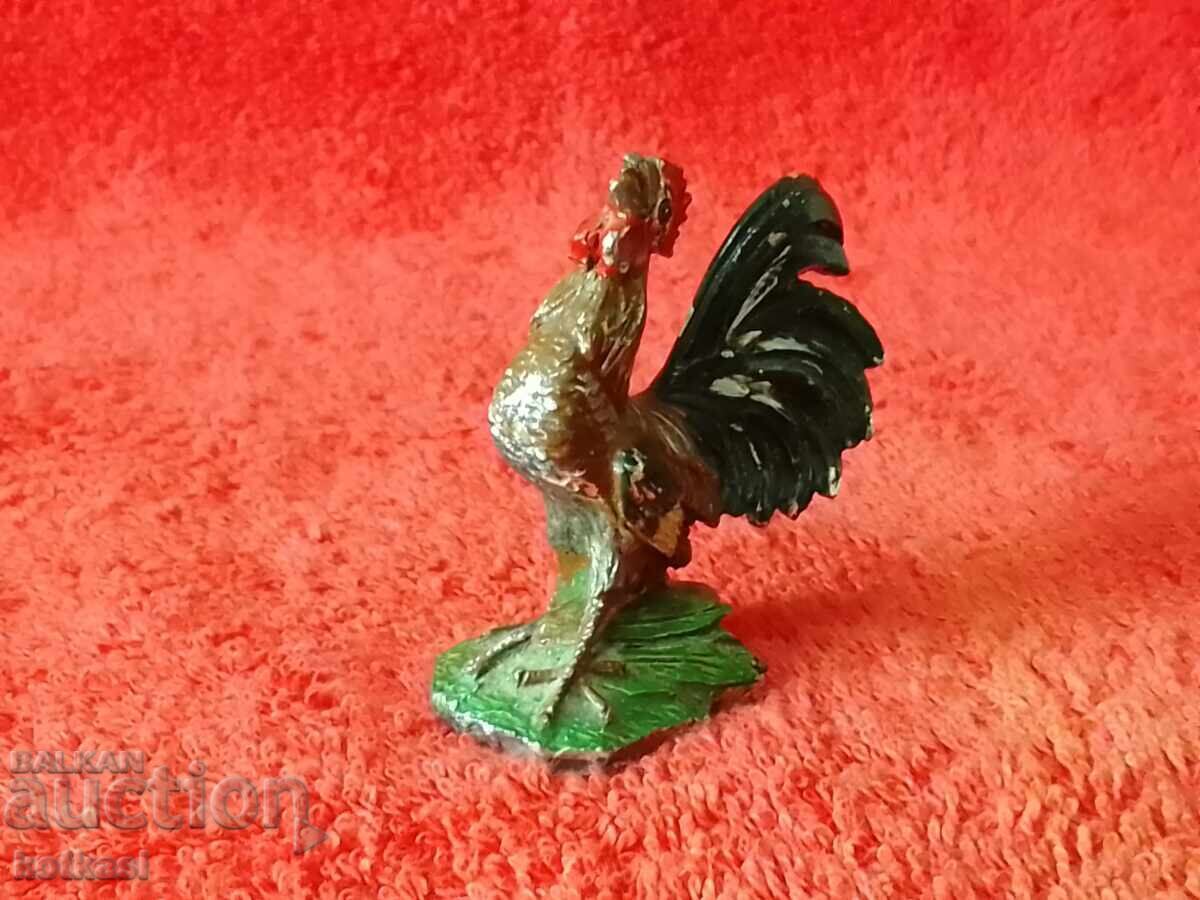 Old massive solid metal Rooster figure marked with price 55.50 BGN | € 28.38 Old massive solid metal Rooster figure marked with price 55.50 BGN | € 28.38