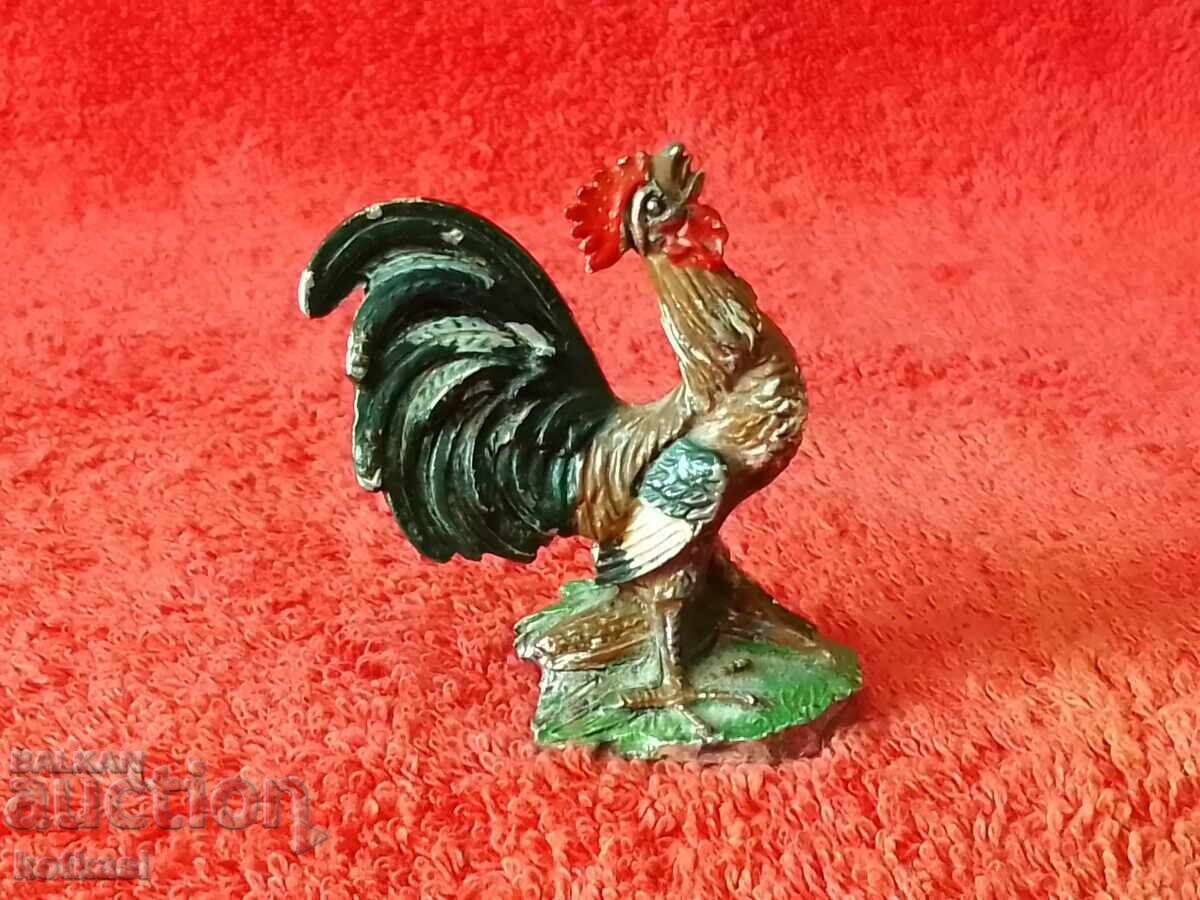 Delivery of Old massive solid metal Rooster figure marked Delivery of Old massive solid metal Rooster figure marked