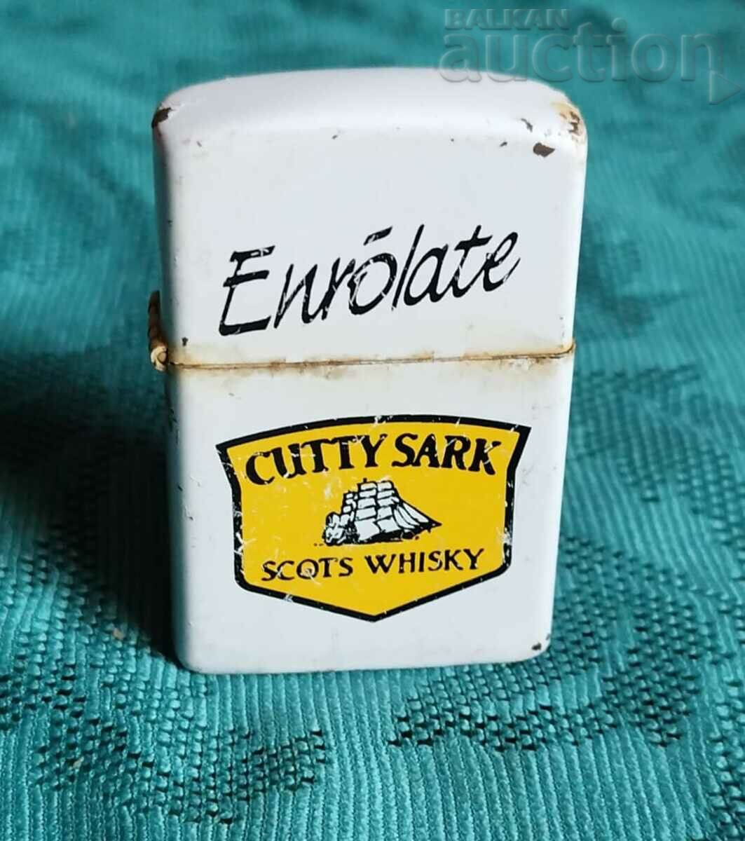 Metal Petrol Lighter - EnrolateCUTTY SARK SCOT'S WHISKEY