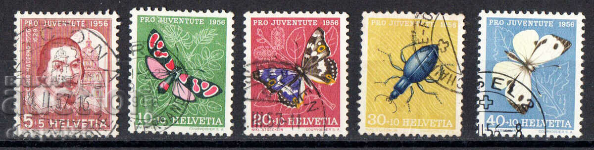 1956. Elveţia. Pentru tineri - Insecte.