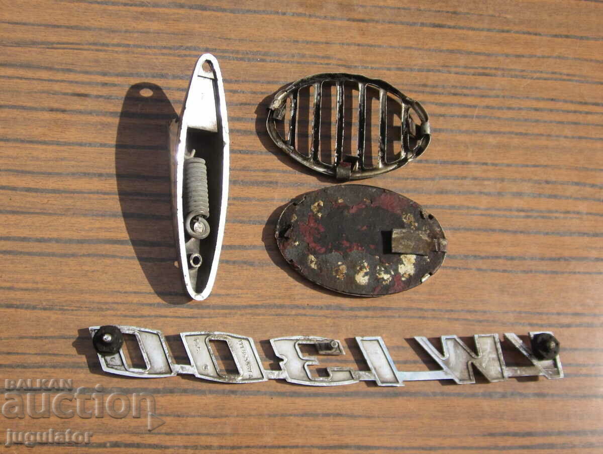 Auction  1957 volkswagen turtle vw emblem and accessories