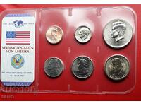 ΗΠΑ-ΣΕΤ 6 νομισμάτων 1989-2010-συντηρ