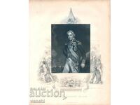 1860 - OLD ENGRAVING - ADMIRAL NELSON - ORIGINAL