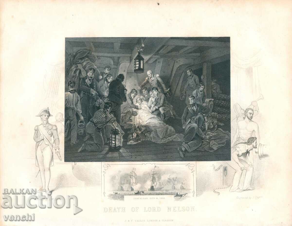 1860 - ΠΑΛΙΑ ΧΑΡΑΚΤΙΚΗ - ΝΑΥΑΡΧΟΣ NELSON - ΠΡΩΤΟΤΥΠΟ