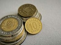 Монета - Естония - 10 сенти | 2002г.