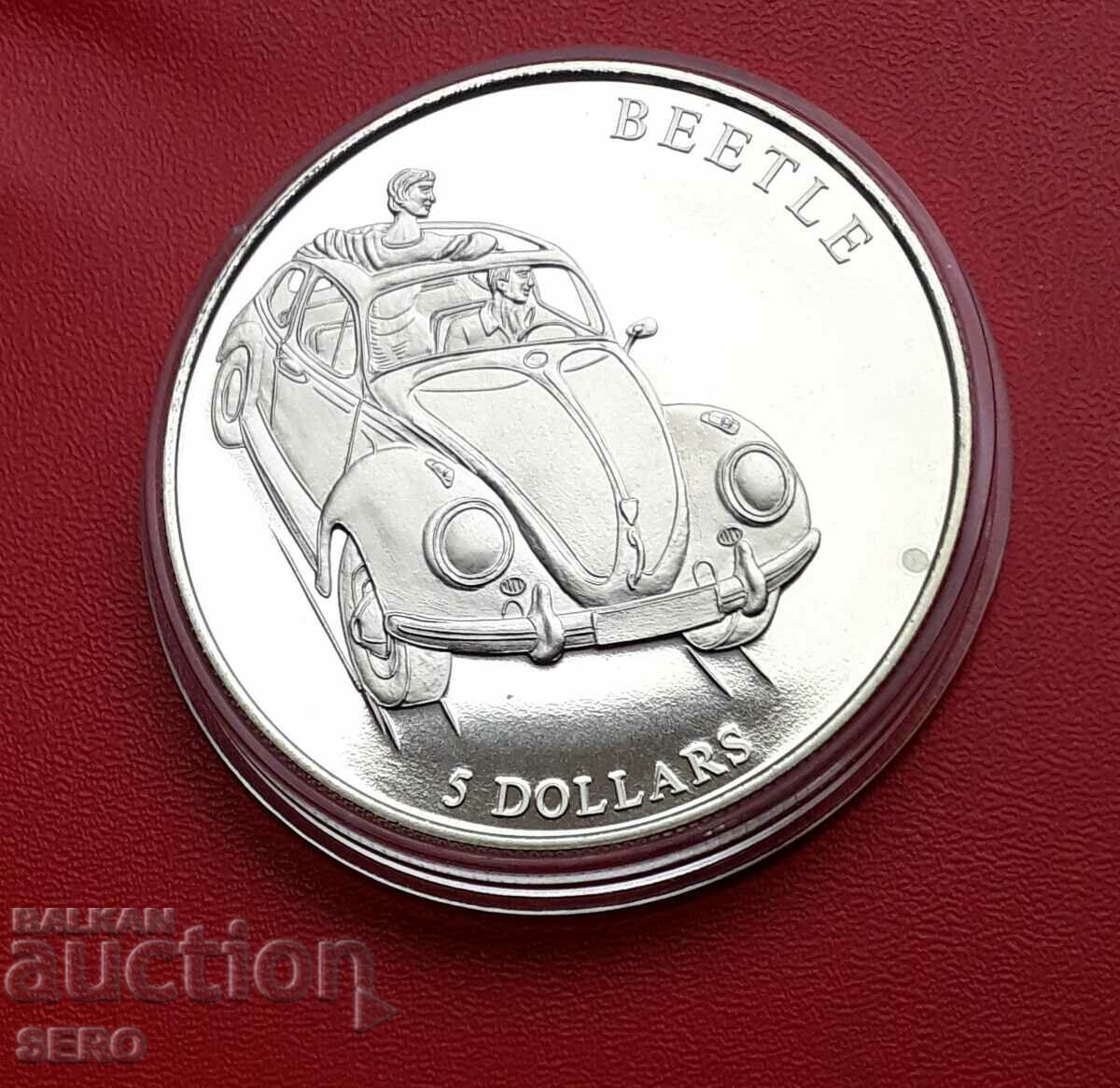 Либерия-5 долара 2000-Фолцваген