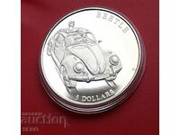 Либерия-5 долара 2000-Фолцваген