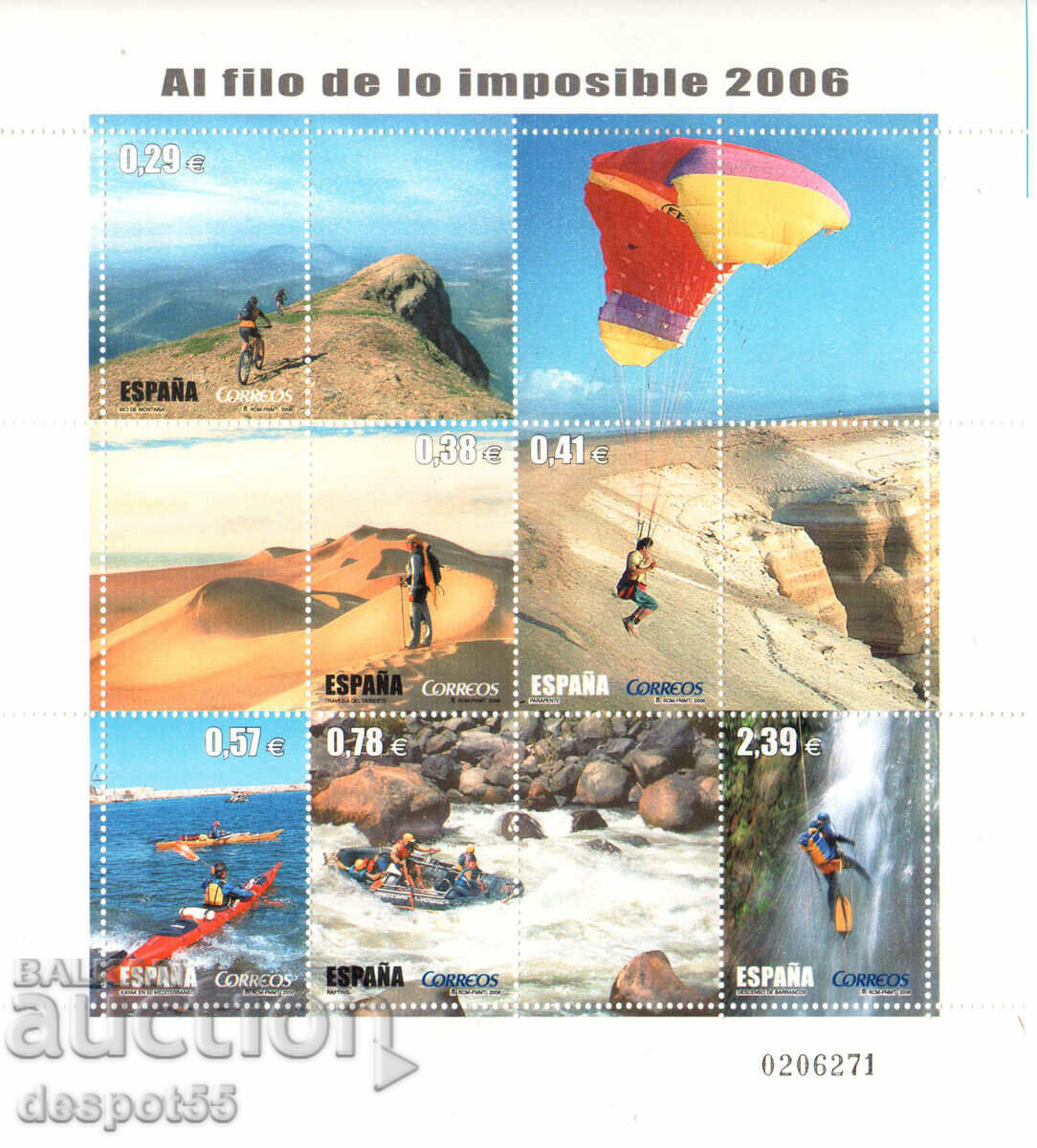2006. Spain. On the edge of the impossible - extreme sports.