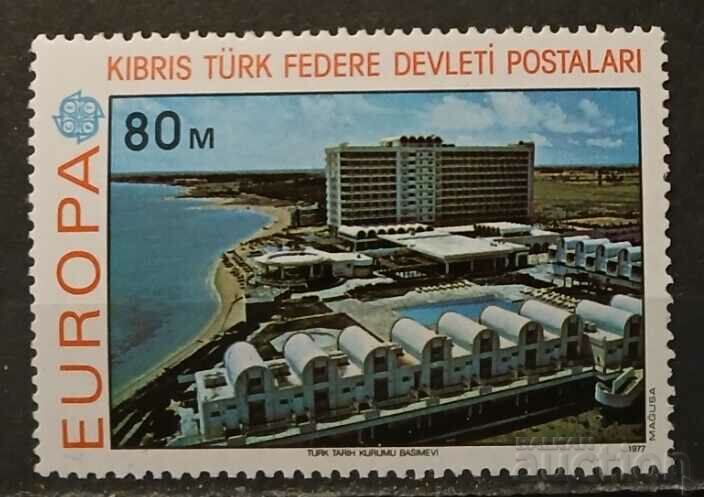 Турски Кипър 1977 Европа CEPT Сгради MNH