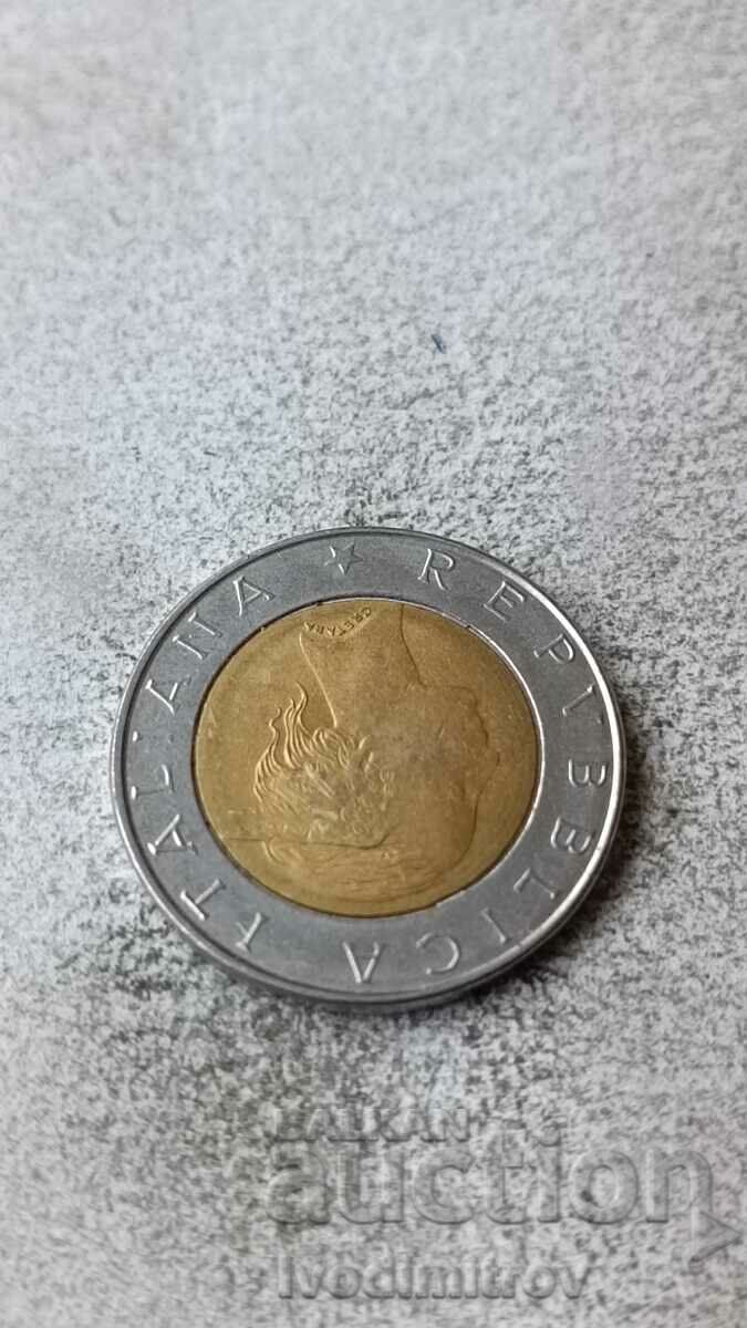 Italy 500 Lire 1996 with price 1.65 BGN | € 0.84 Italy 500 Lire 1996 with price 1.65 BGN | € 0.84