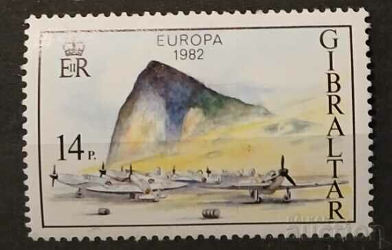 Gibraltar 1982 Europe CEPT Aircraft MNH