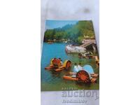 Пощенска картичка Велинград Езерото Клептуза 1988