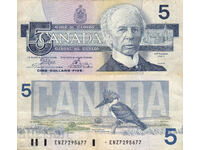tino37- CANADA - 5 DOLLARS - 1986