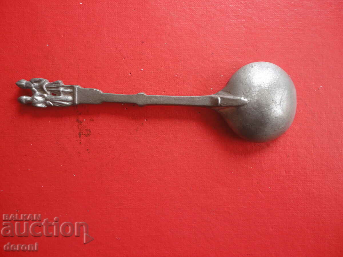 Αντίκα κουτάλι κασσίτερου 1 - 5 Αντίκα κουτάλι κασσίτερου 1 - 5