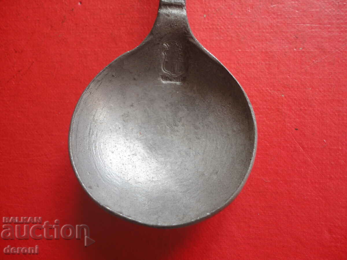 Αντίκα κουτάλι κασσίτερου 1 - 6 Αντίκα κουτάλι κασσίτερου 1 - 6