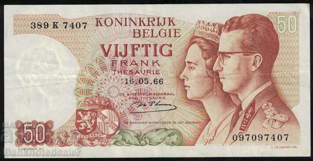 Belgium 50 Francs 1966 Pick 139 Ref 7407