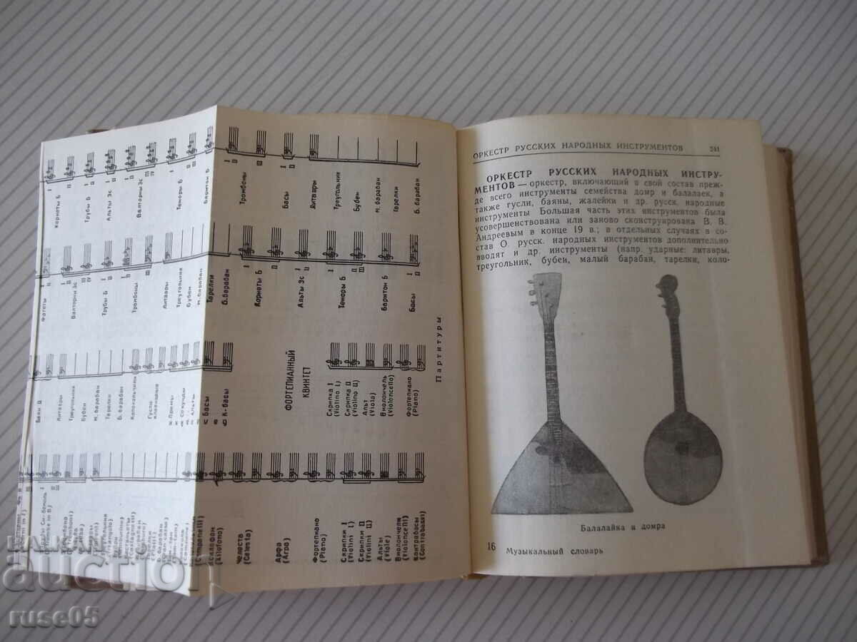 Book "Short Musical Dictionary-A-Dolzhansky" - 524 pages. - 5 Book "Short Musical Dictionary-A-Dolzhansky" - 524 pages. - 5