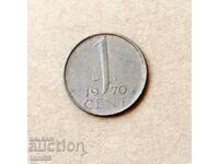 Нидерландия 1 цент 1970