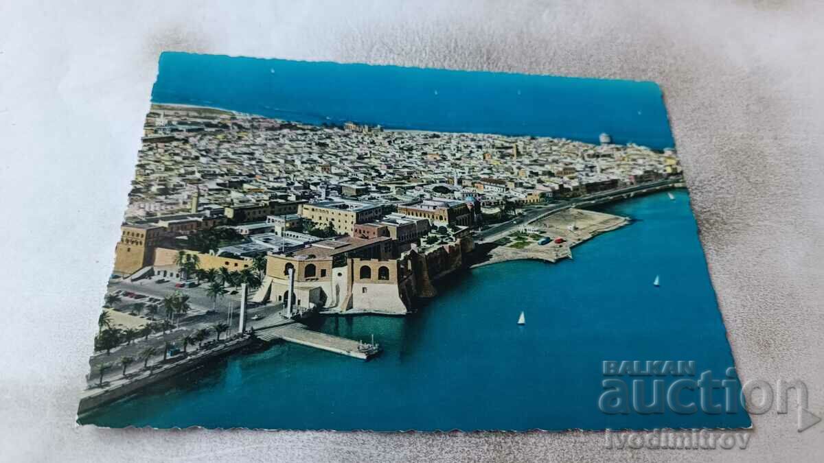 Пощенска картичка Tripoli Air View 1969