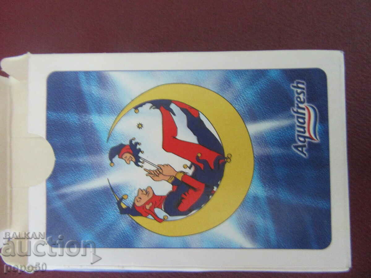 NEW Aquafresh ADVERTISING CARD DECK with price 10.00 BGN | € 5.11 NEW Aquafresh ADVERTISING CARD DECK with price 10.00 BGN | € 5.11