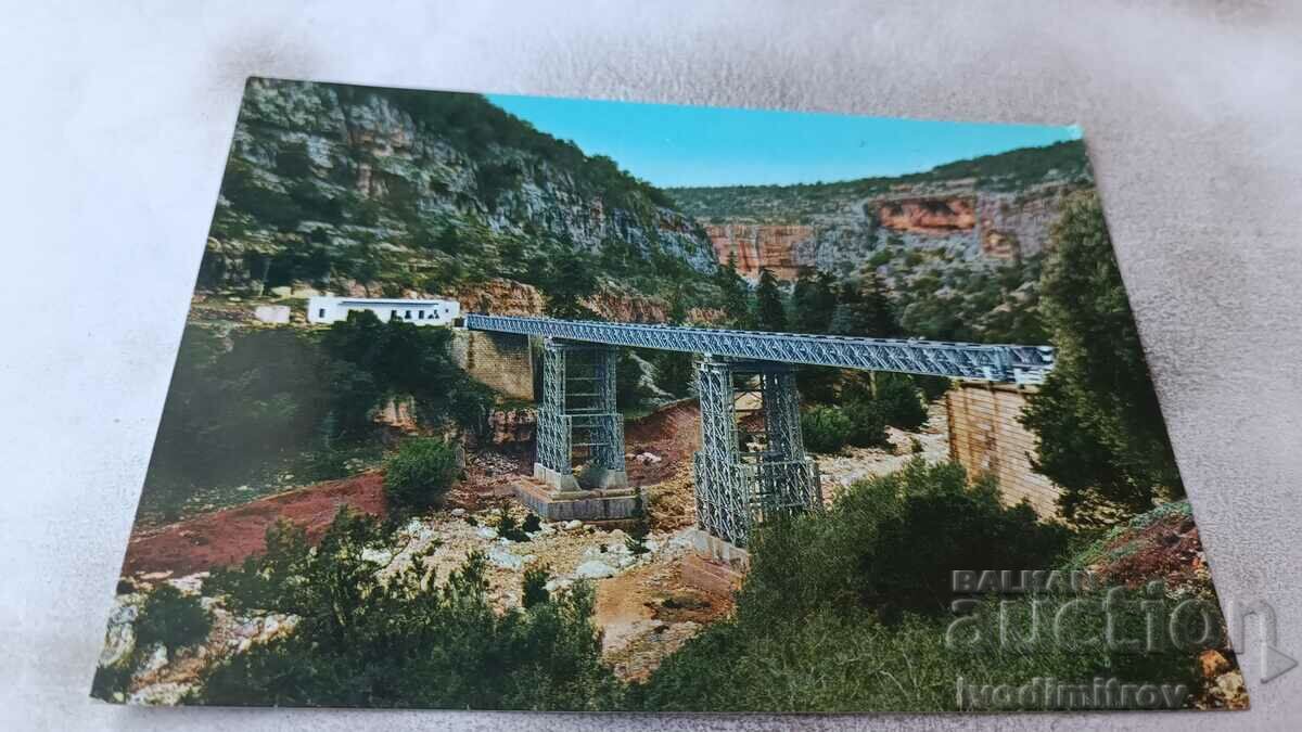 Postcard Cyrenaica Tokra Bridge