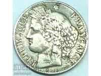 Франция 50 сантима 1894 сребро