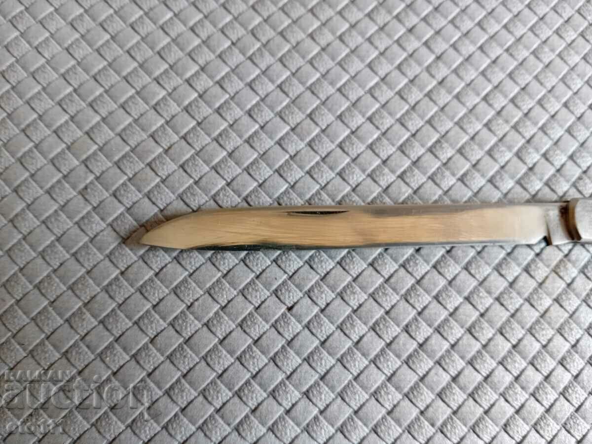 OLD TASTING KNIFE - P,DENEV with price 60.00 BGN | € 30.68 OLD TASTING KNIFE - P,DENEV with price 60.00 BGN | € 30.68