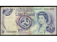 Insula Man 1 Pound 1983 Pick 40c Ref 1665