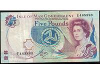 Μεγάλη Βρετανία Isle of Man 5 Pounds 1983 Pick 41 Ref 5993