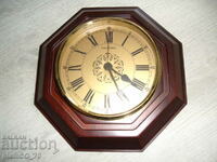#*7510 old wall clock GOLDTIME