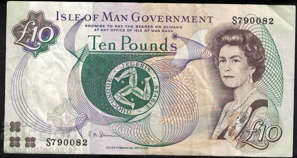Μεγάλη Βρετανία Isle of Man 10 Pound 1983 Pick 46a Ref 0082