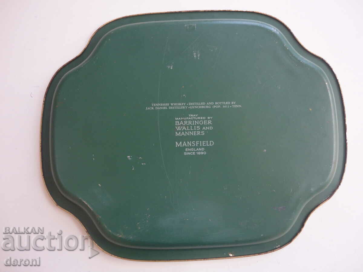 Auction  Vintage Tin Jack Daniels Whiskey Advertising Tray