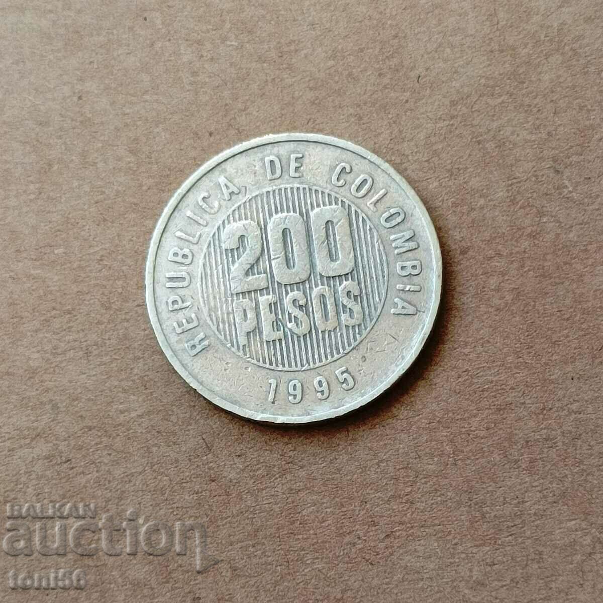 Columbia 200 pesos 1995