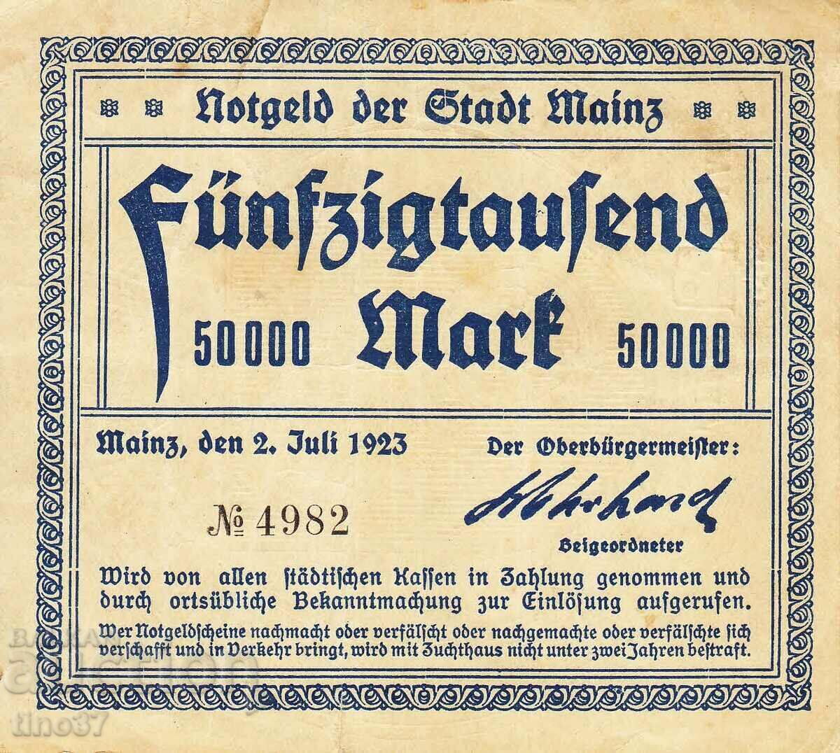 tino37- GERMANY - 50000 MARKS - 1923 with price 3.90 BGN | € 1.99 tino37- GERMANY - 50000 MARKS - 1923 with price 3.90 BGN | € 1.99