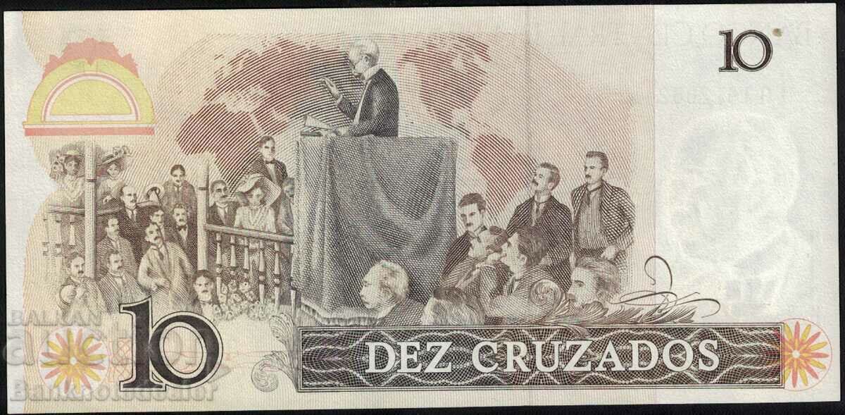 Delivery of Brazil 10 Cruzeiros 1986 Pick 209 Ref 2412 UNC Delivery of Brazil 10 Cruzeiros 1986 Pick 209 Ref 2412 UNC