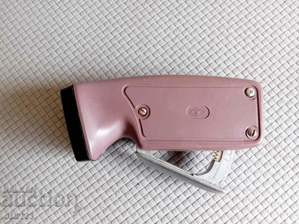 OLD FLASHLIGHT, SPOTLIGHT WITH DYNAMO - USSR with price 25.00 BGN | € 12.78