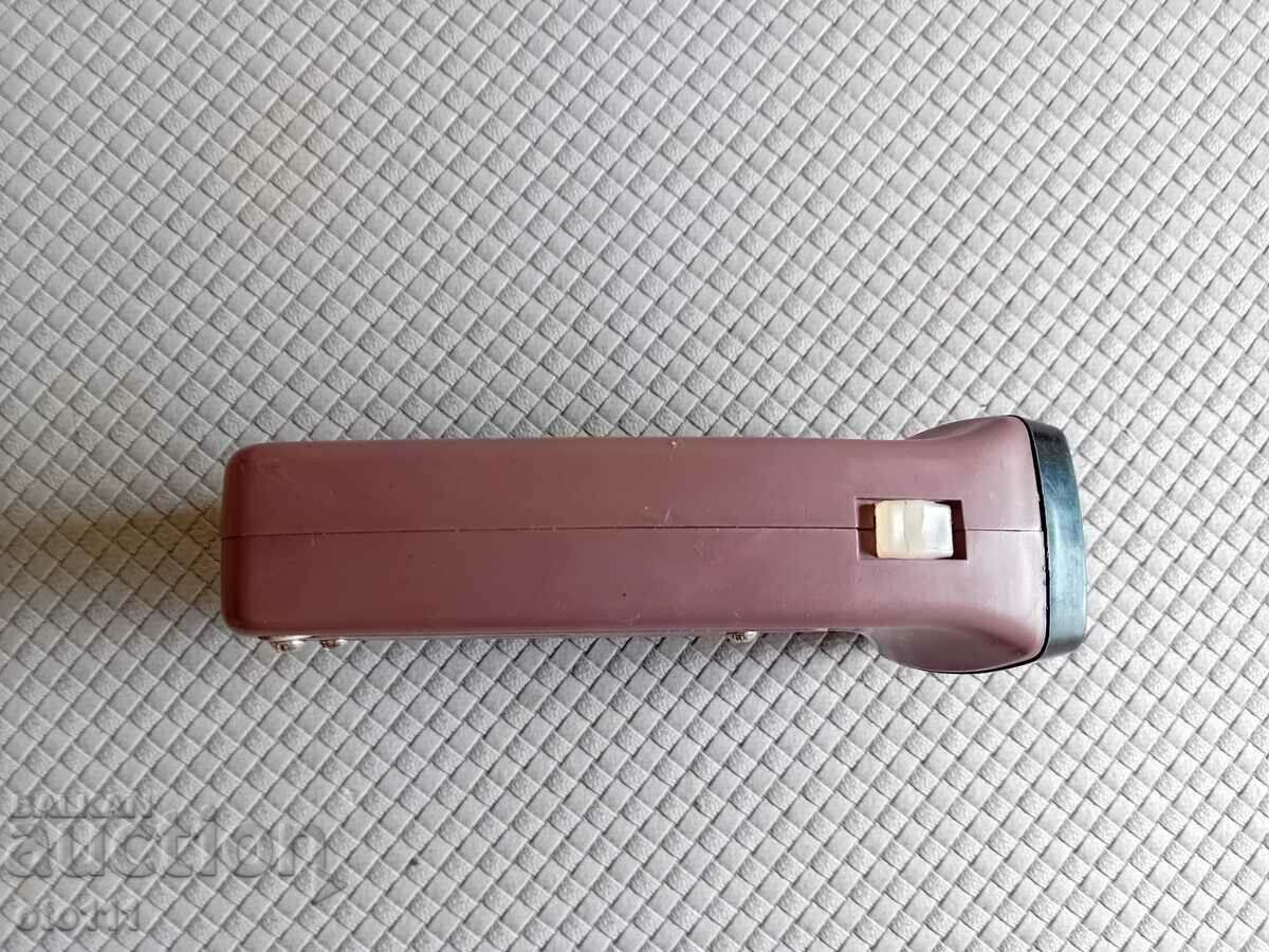 OLD FLASHLIGHT, SPOTLIGHT WITH DYNAMO - USSR - 5