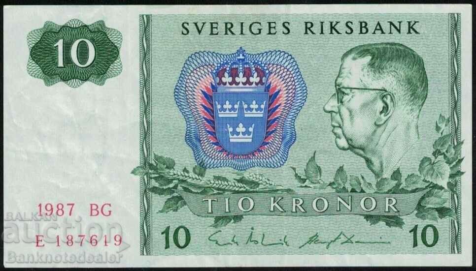 Suedia 10 Kronor 1979 Pick 52e Ref 2500