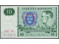Sweden 10 Kronor 1979 Pick 52e Ref 7619