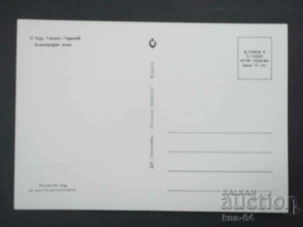 Bulgaria card with price 0.90 BGN | € 0.46