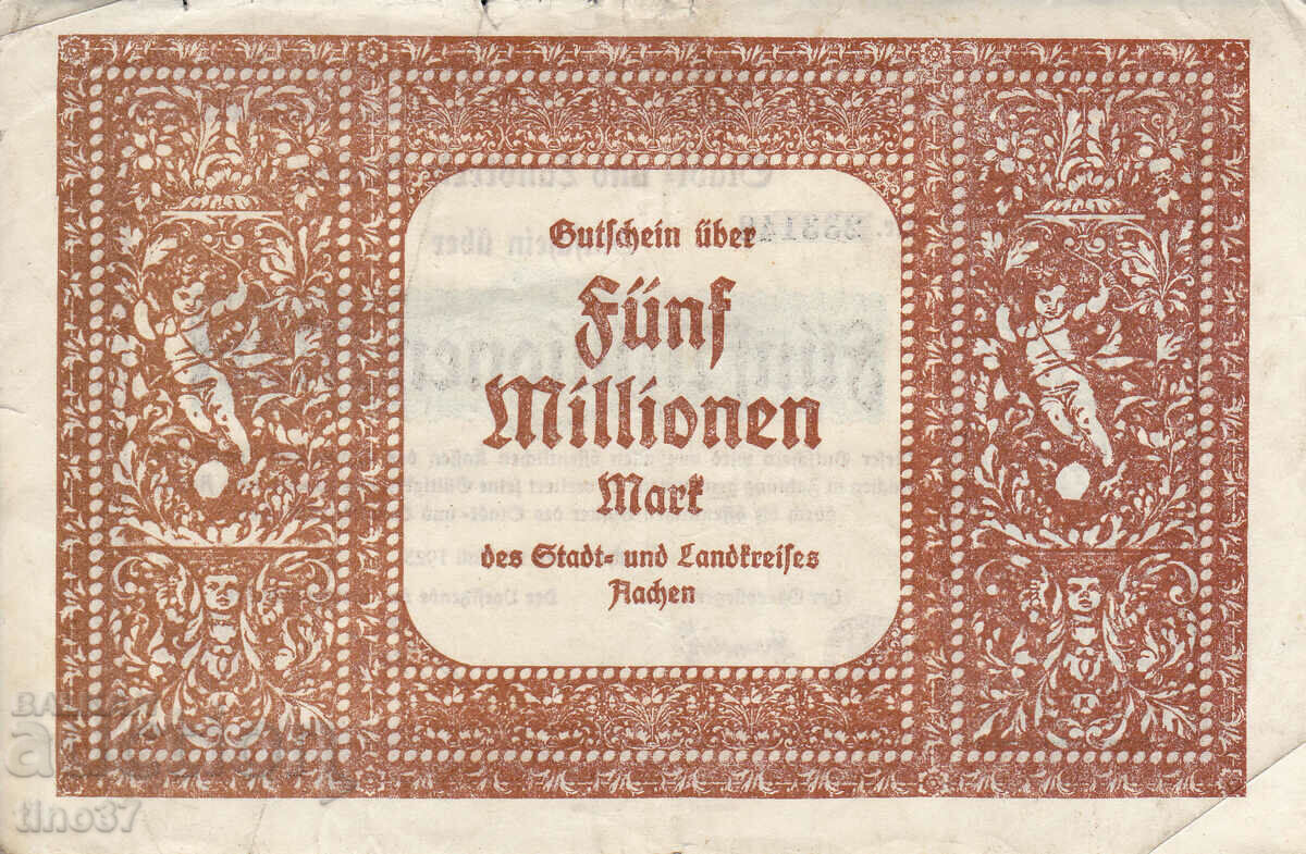 Auction  tino37- GERMANY - 5000000 MARKS - 1923- F